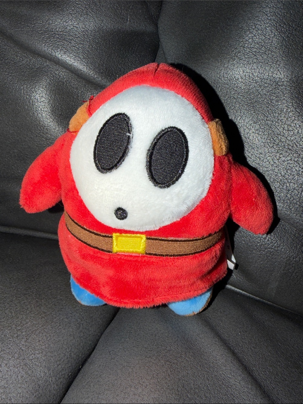 Red Plush Shy Guy Character Toy - Soft Kids Plush super Mario bros Nintendo
